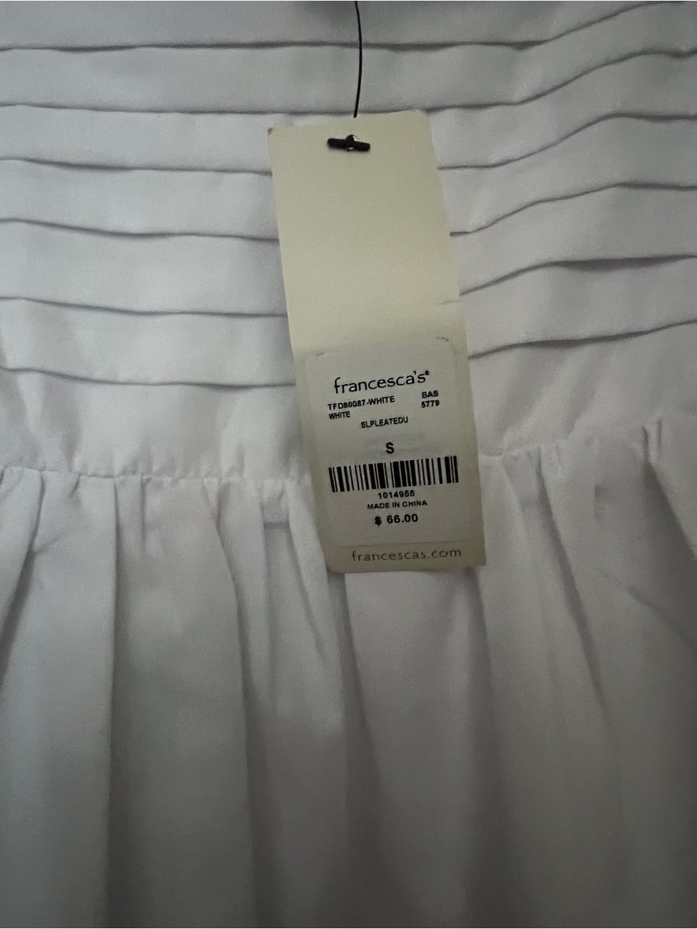 Francesca's Collections White dress - S